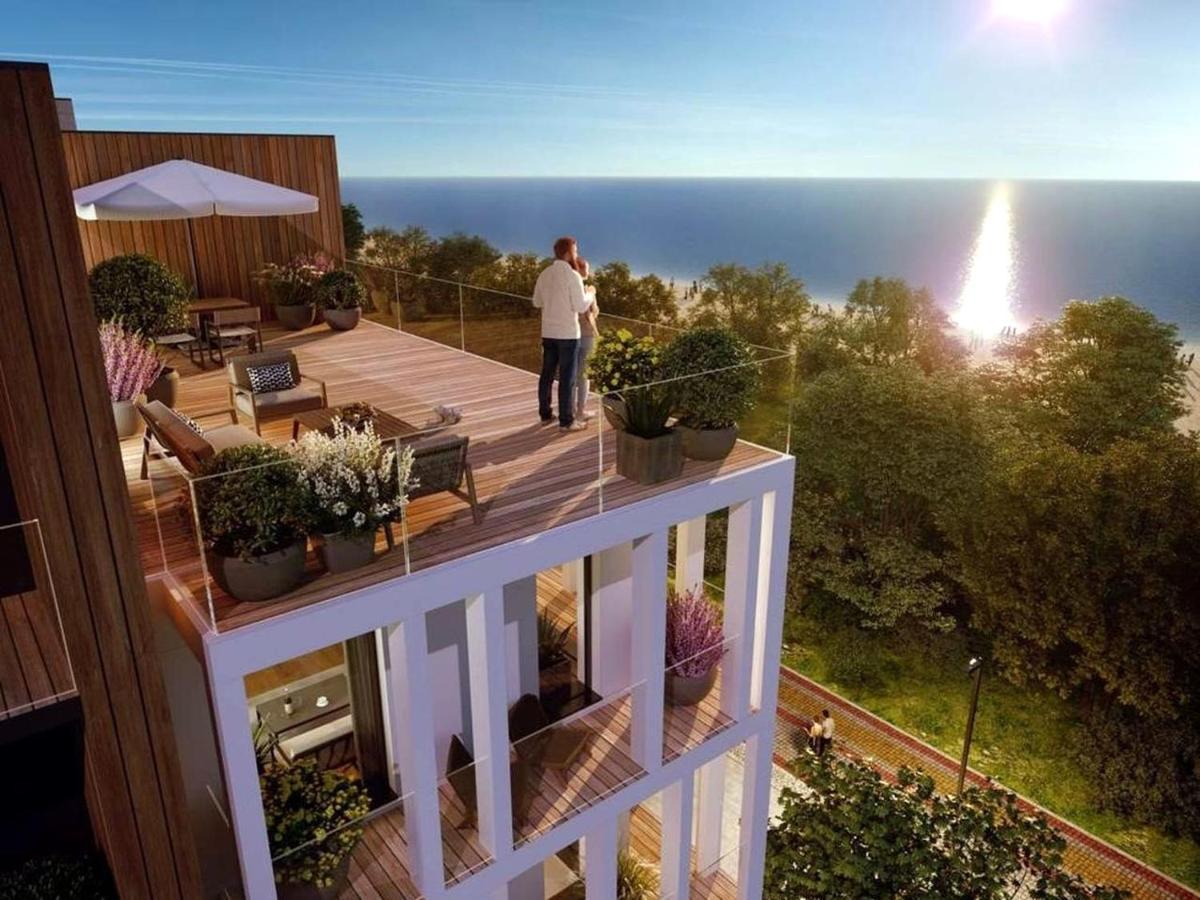 Perlowa Przystan - Apartamenty Komfort Widok Na Morze, Parking Sianozety Εξωτερικό φωτογραφία